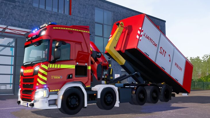 【緊急走行集・新ミッション】ボットロプ 消防 スワップボディ車 出動集｜Emergency Call 112（40分・4K）