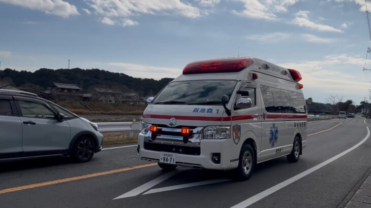 【救急車緊急走行】助けを求める人の元へ！MK-D1が響く！
