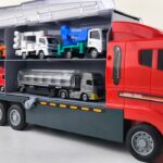🚛 トミカ☆はたらく車コンボイパック！消防車＆ショベルカーがスライド収納☆｜Tomica Working Pack 2025