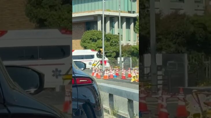 🚨響き渡るサイレン🚨救急車🚨緊急走行🚨　#shorts #short #救急車