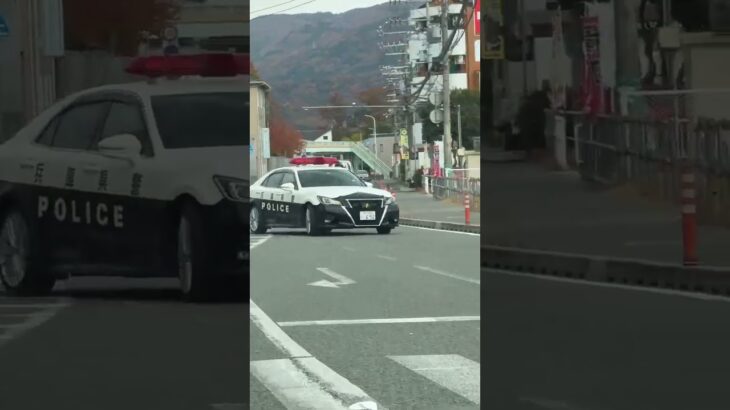 🚨署から出発するパトカー🚨兵庫県警🚨　#パトカー #shorts #short
