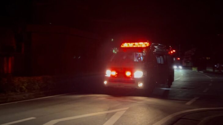 【救急車緊急走行】音声合成を駆使し、緊迫の緊急走行！