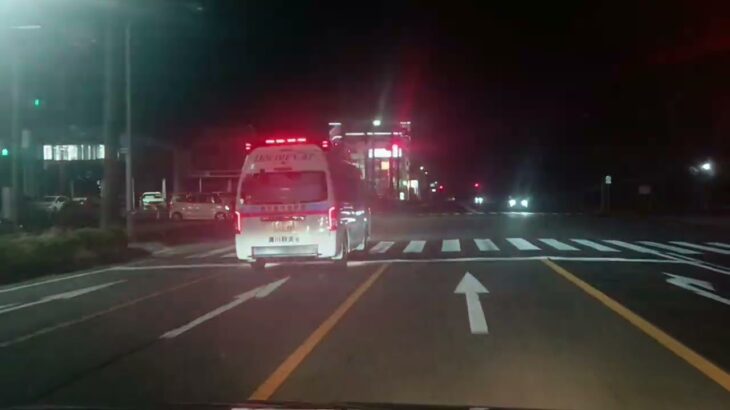 【緊急走行】鹿児島市消防局高度救急隊ドクターカー