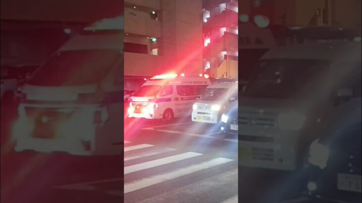 【緊急走行】鹿児島市消防局高度救急隊ドクターカー