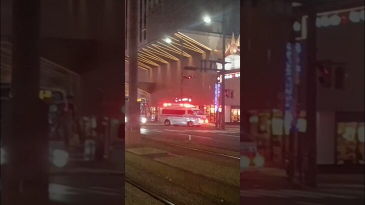 【緊急走行】鹿児島市消防局高度救急隊ドクターカー