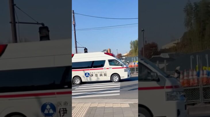 【トヨタオリジナルサイレン！】伊奈病院　ドクターカー緊急走行シーン。　視聴者提供。