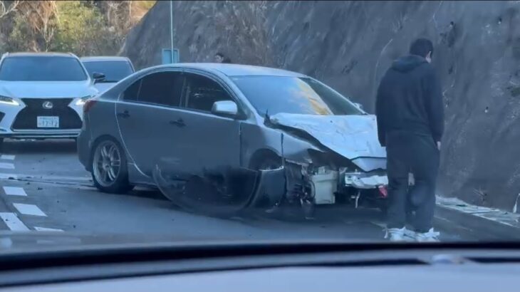 🚨衝撃🚨山道でとんでもない事故に遭遇🚨