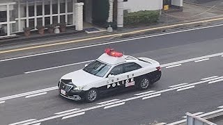 パトカー　緊急走行
