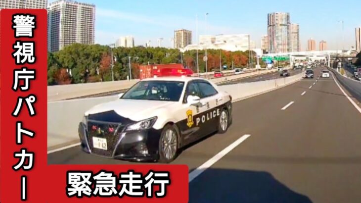 警視庁パトカー 緊急走行 #ドラレコ #ドライブレコーダー  #緊急走行 #緊急車両 #警視庁#パトカー  #首都高 #首都高速