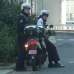 🚨道路で目を光らせる👀警察官二人🚨兵庫県警🚨
