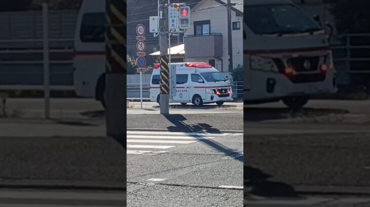 【緊急走行集】新型パラメ!鹿児島市消防局救急車等
