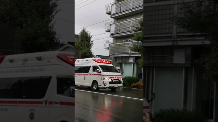 【緊急走行】アクティビーコン搭載！白山野々市広域消防本部 救急車