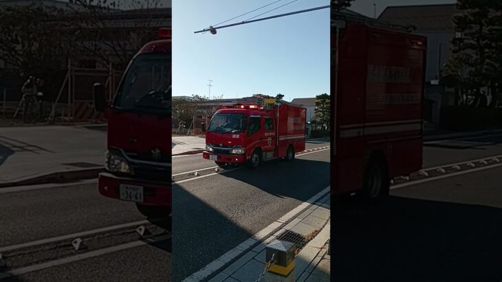 緊急走行＃消防車&救急車