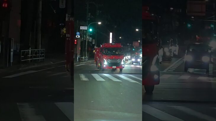 東京消防庁 福生消防署                       福生1   福生はしご  緊急走行             #東京消防庁 #緊急走行 #消防車           #福生市
