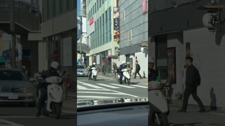 🚨警察バイクが2台🚨大阪府警🚨 #大阪府警 #shorts