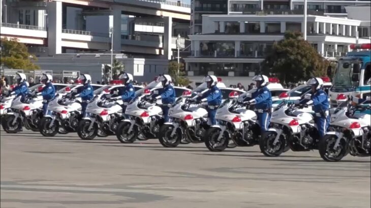 🚨ど迫力‼️2026兵庫県警察年頭視閲式🚨退場シーン🚨