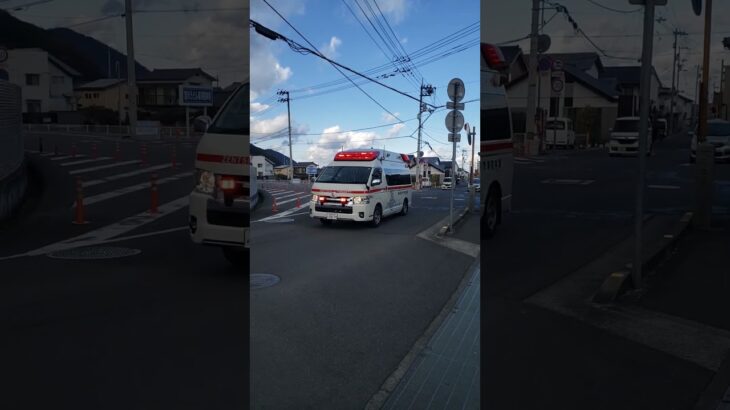 善通寺市消防署救急2(ZA2)緊急走行