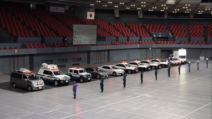 令和8年広島県警察年頭部隊視閲式‼️広島名物の猫耳や圧巻の展示訓練をご覧あれ‼️