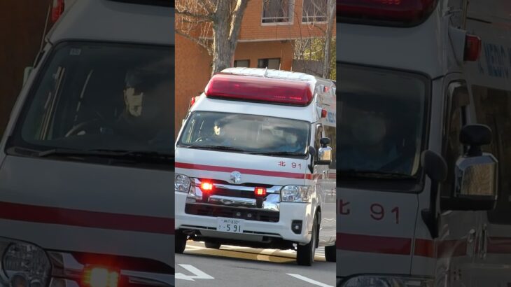 【緊急走行】北91&93.緊急走行！【神戸市消防局】#shorts #short #ショート #消防署 #消防車 #fire #firefighter #サイレン