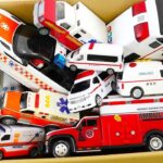 たくさんの救急車ミニカーが走るよ！緊急走行テスト☆A lot of miniature ambulance cars are running! Emergency driving test ☆