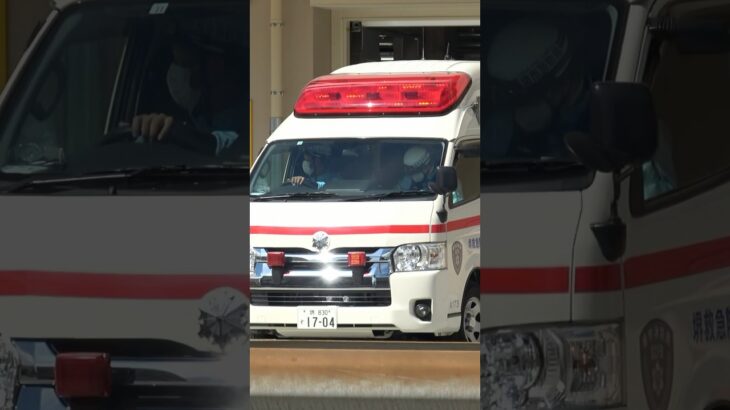 【緊急走行】 堺救急隊、救急指令！A173緊急走行！！【堺市消防局】#shorts  #緊急走行 ＃消防車 #救急車 #emergency #fire #救急車＃サイレン