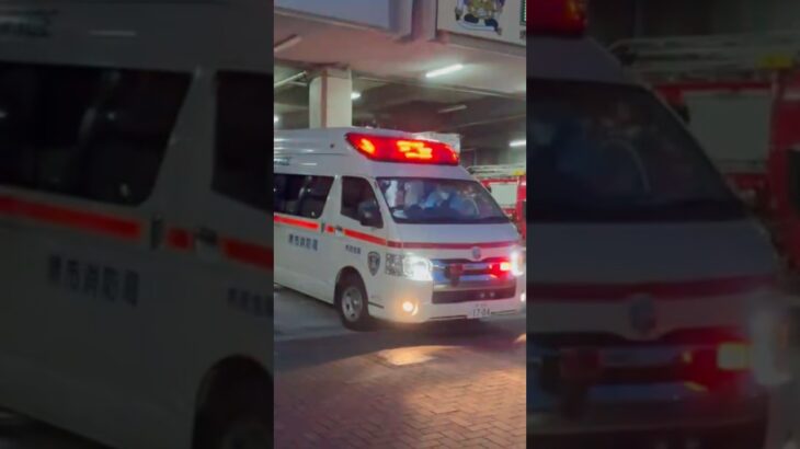 【緊急走行】 堺救急隊、救急指令！A173緊急走行！！【堺市消防局】#shorts  #緊急走行 ＃消防車 #救急車 #emergency #fire #救急車＃サイレン