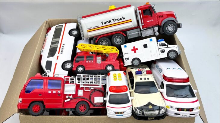 緊急走行チャレンジ！救急車＆消防車が坂道を全力疾走 ☆| Ambulance & Fire Trucks Emergency Run Challenge