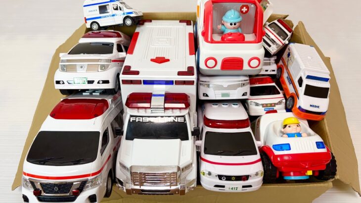 救急車のミニカー走る。坂道緊急走行テスト。サイレンあり☆Ambulance mini car run. Slope emergency driving test! There is a siren.