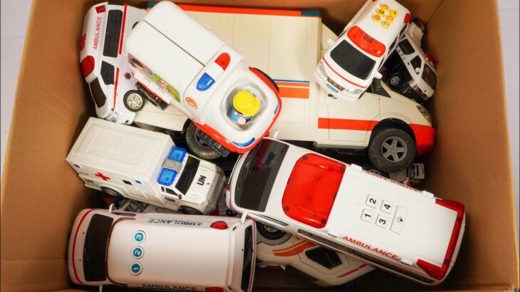 救急車のミニカー走る☆緊急走行テスト☆坂道走る｜ Ambulance miniature car runs! Emergensy driving test