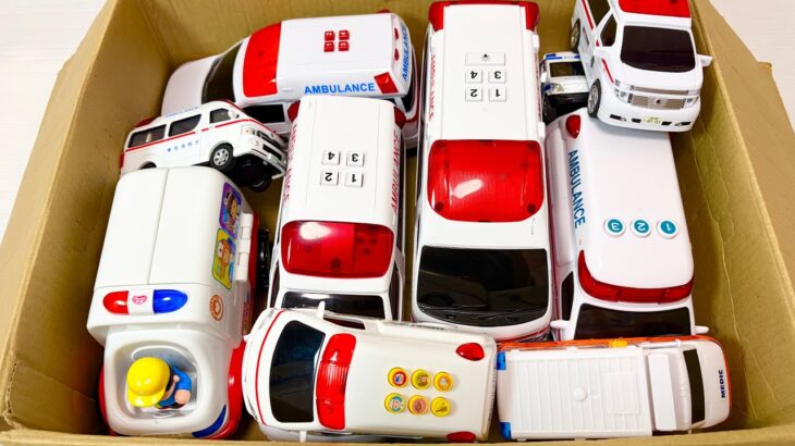 救急車のミニカー走る☆緊急走行テスト☆坂道走る｜ Ambulance miniature car runs! Emergensy driving test