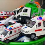 救急車のミニカー走る☆緊急走行テスト☆坂道走る｜ Ambulance miniature car runs! Emergensy driving test