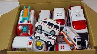 救急車のミニカー走る☆緊急走行テスト☆坂道走る｜ Ambulance miniature car runs! Emergensy driving test