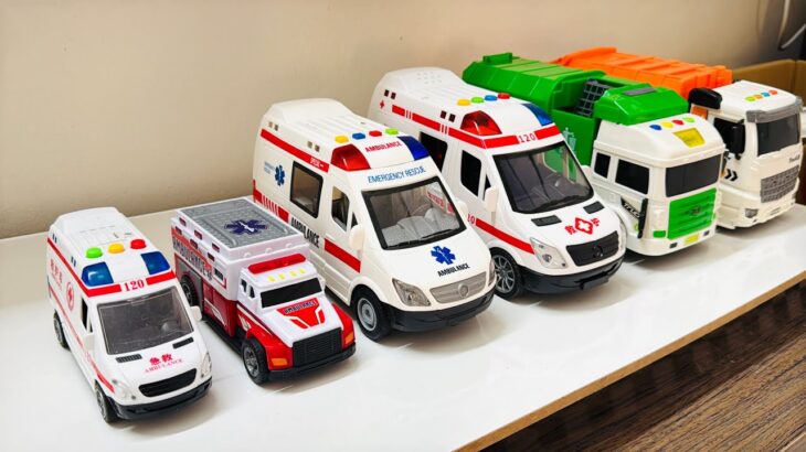 救急車のミニカー走る！緊急走行。坂道走行テストします☆ Ambulance minicar runs on the slope in an emergency with sirens on! 2