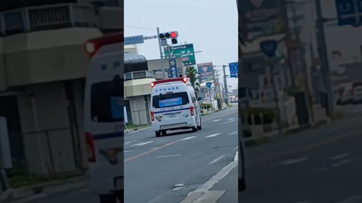 [水戸市消防局]DC救急(?)緊急走行！！ #救急車 (去年撮影)