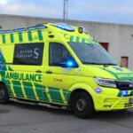 FALCK KORSØR  (AMBULANCE 3785) i udrykning rettungswagen auf Einsatzfahrt 緊急走行 救急車