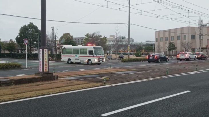 【緊急走行】鹿児島市立病院NICUドクターカー