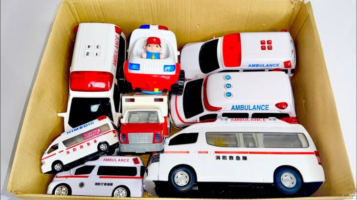 救急車のミニカー緊急走行テスト☆坂道走行サイレンチェック☆ambulance minicar