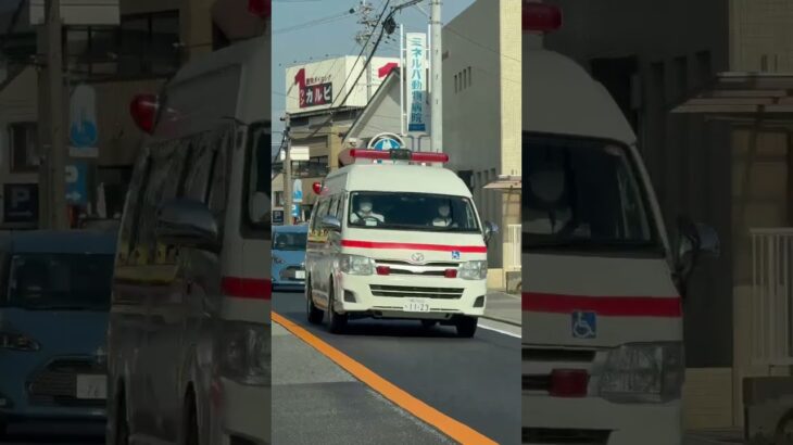 🚨救急車🚨帰還シーン🚨 #救急車 #short #shorts