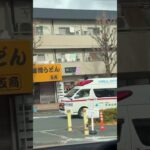 🚨救急車🚨緊急走行🚨響き渡るサイレン🚨　#救急車 #shorts #short