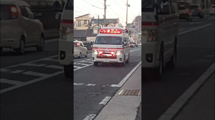 【緊急走行】鹿児島市消防局谷山救急隊