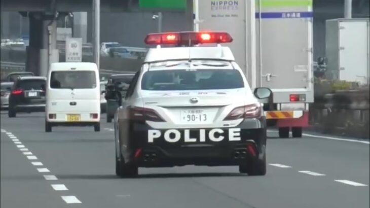 🚨パトカー緊急走行🚨大阪府警🚨響き渡るサイレン🚨 #パトカー