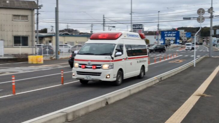 引退前最後の撮影！！中期型ハイメディックの緊急走行