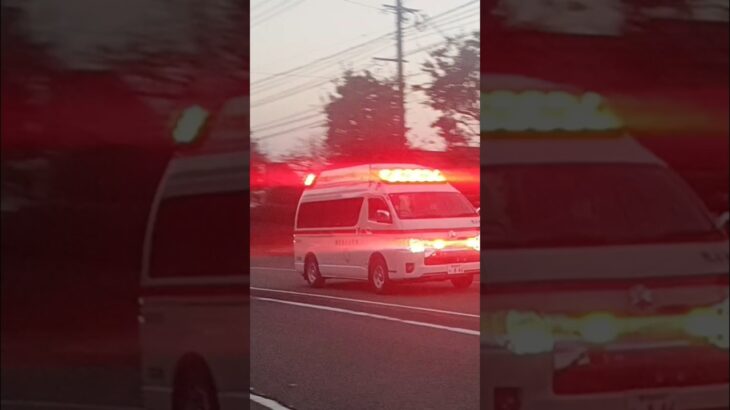 【緊急走行】鹿児島市消防局西本署救急隊