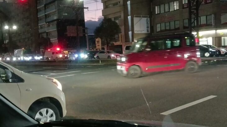【緊急走行】激レア!鹿児島赤十字血液センタードクターカー