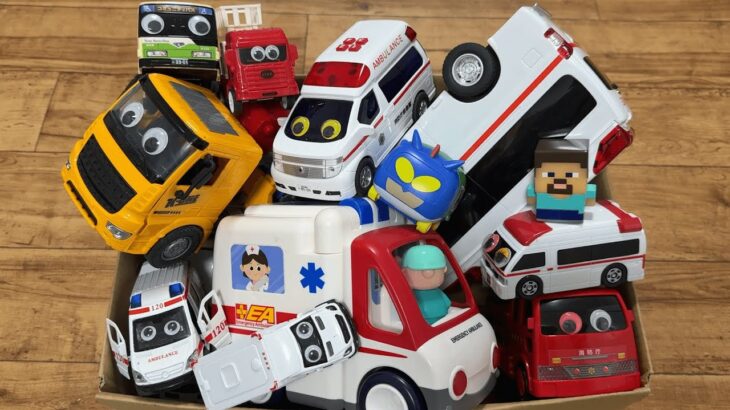 救急車とアクション仮面号や消防車が大集合🌟坂道を緊急走行します🌟🚨#２９２