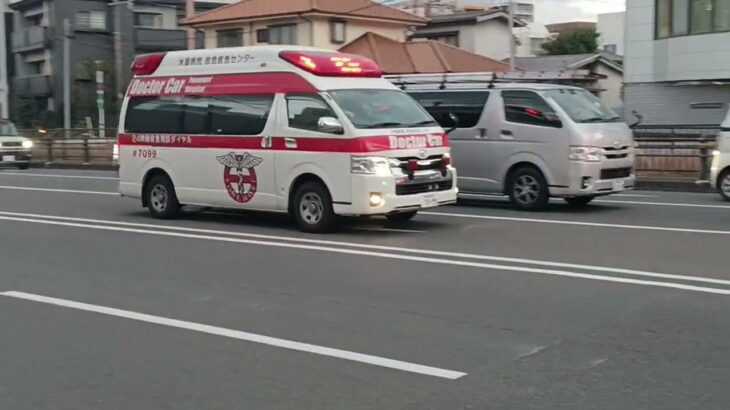 【緊急走行】米盛病院救急救命センタードクターカー