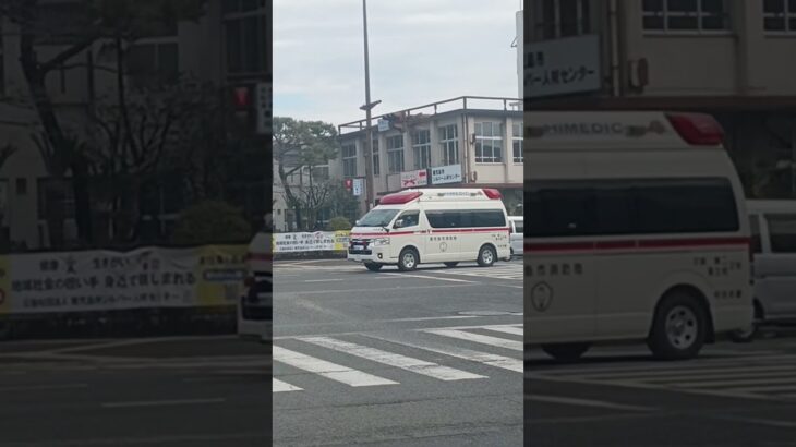 【緊急走行】鹿児島市消防局中央本署救急隊