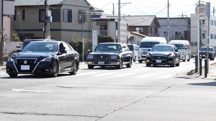 静岡県警察【高市総理大臣警護車列】