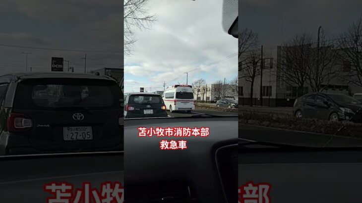救急車緊急走行　ネクスコ東日本　#江別市消防局#苫小牧市消防本部#ネクスコ東日本#緊急走行#列島警察捜査網