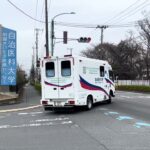 自治医科大学附属病院のトライハートドクターカー緊急走行